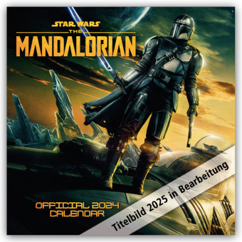 Star Wars The Mandalorian Month to View Square Calendar Official Product 2025