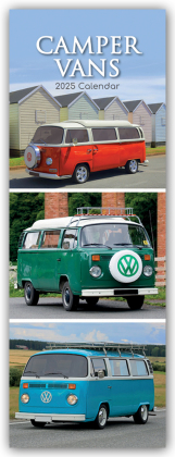 Camper - Camper Vans - Slimline-Kalender 2025