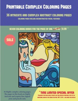 Printable Complex Coloring Pages (36 intricate and complex abstract coloring pages)