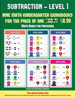 Math Books for Preschool (Kindergarten Subtraction/taking away Level 1)