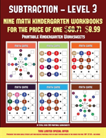 Printable Kindergarten Worksheets (Kindergarten Subtraction/Taking Away Level 3)