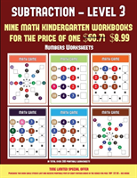 Math Books for Preschool (Kindergarten Subtraction/Taking Away Level 3) 50 Numbers Worksheets (Kindergarten Subtraction/Taking Away Level 3)