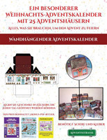 Wandhangender Adventskalender (Ein besonderer Weihnachts-Adventskalender mit 25 Adventshausern - Alles, was Sie brauchen, um den Advent zu feiern)