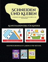 Kunsthandwerk fur Kinder (Schneiden und Kleben von Autos, Booten und Flugzeugen)