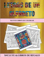 Nuevos libros de colorear (Letras de un alfabeto inventado)