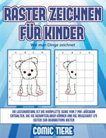 Wie man Dinge zeichnet (Raster zeichnen fur Kinder - Comic Tiere)