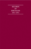 Records of Jerusalem 1917-1971 9 Volume Hardback Set