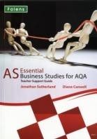 Essential Business Studies A Level: AS for AQA Teacher Support Book & CD