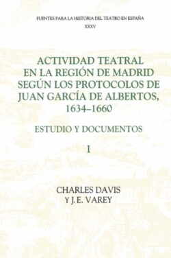 Actividad teatral en la región de Madrid según los protocolos de Juan García de Albertos, 1634-1660: I