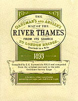 Oarsman's and Angler's Map of the River Thames 1893