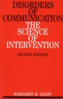 Disorders of Communication The Science of Intervention