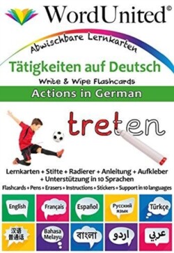 Actions in German Write & Wipe Flashcards