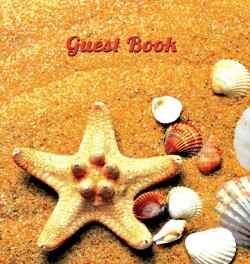 GUEST BOOK FOR VACATION HOME (Hardcover), Visitors Book, Guest Book For Visitors, Beach House Guest Book, Visitor Comments Book.