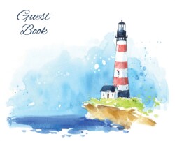 Guest Book, Visitors Book, Guests Comments, Vacation Home Guest Book, Beach House Guest Book, Comments Book, Visitor Book, Nautical Guest Book, Holiday Home, Bed & Breakfast, Retreat Centres, Family Holiday Guest Book (Landscape Hardback)