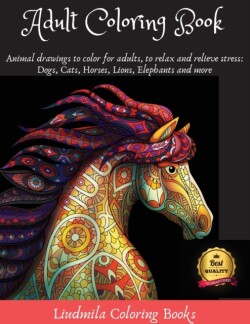 Adult Coloring Boosks Animals