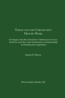 Torah and the Chronicler's History Work