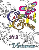 Calendario de Colorear 2018 Mariposas