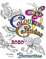 Colouring Calendar 2020 Butterflies (UK Edition)