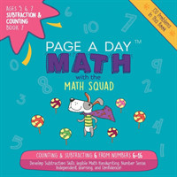 Page a Day Math Subtraction & Counting Book 7