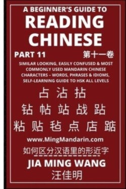 Beginner's Guide To Reading Chinese (Part 11) Similar Looking, Easily Confused & Most Commonly Used Mandarin Chinese Characters - Words, Phrases & Idioms, Self-Learning Guide to HSK All Levels