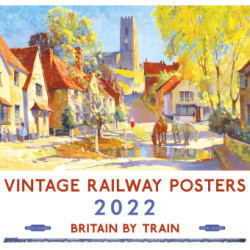 Vintage Railway Poster Art National Calendar 2022