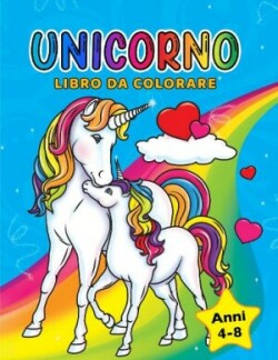 Unicorno libro da colorare
