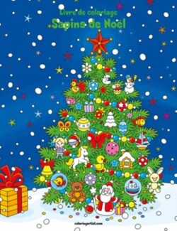 Livre de coloriage Sapins de Noël 1