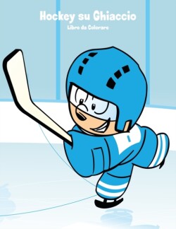 Hockey su Ghiaccio Libro da Colorare 1