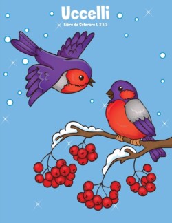 Uccelli Libro da Colorare 1, 2 & 3
