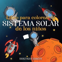 Libro para colorear el sistema solar de los ninos