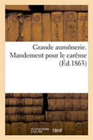 Grande Aumônerie. Mandement Pour Le Carême