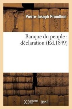 Banque Du Peuple: D�claration