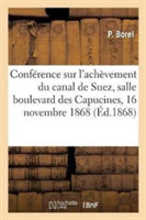 Conférence Sur l'Achèvement Du Canal de Suez, Salle Du Boulevard Des Capucines,