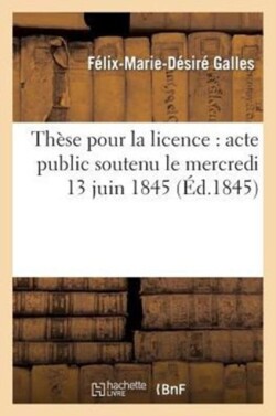 Thèse Pour La Licence