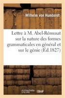 Lettre À M. Abel-Rémusat Sur La Nature Des Formes Grammaticales, Sur Le Génie de la Langue Chinoise