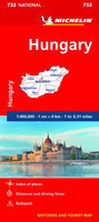 Hungary - Michelin National Map 732