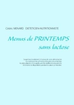 Menus de printemps sans lactose