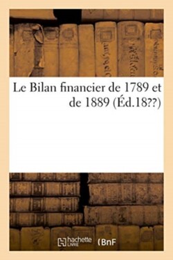 Bilan financier de 1789 et de 1889