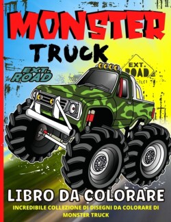 Monster Truck Libro Da Colorare