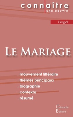 Fiche de lecture Le Mariage de Nicolas Gogol (Analyse littéraire de référence et résumé complet)