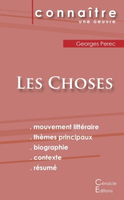 Fiche de lecture Les Choses de Georges Perec (Analyse littéraire de référence et résumé complet)