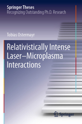 Relativistically Intense Laser–Microplasma Interactions