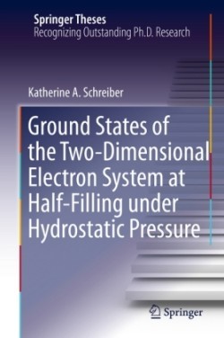 Ground States of the Two-Dimensional Electron System at Half-Filling under Hydrostatic Pressure