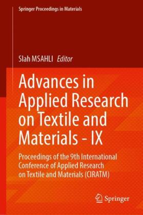 Advances in Applied Research on Textile and Materials - IX