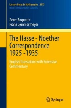 Hasse - Noether Correspondence 1925 -1935