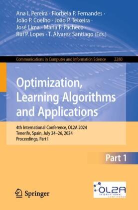 Optimization, Learning Algorithms and Applications