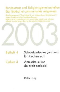 Bundesstaat Und Religionsgemeinschaften- Etat Fédéral Et Communautés Religieuses