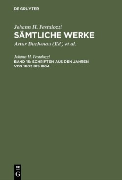 S�mtliche Werke, Band 15, Schriften aus den Jahren von 1803 bis 1804