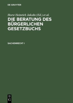 Beratung des Bürgerlichen Gesetzbuchs, Sachenrecht I