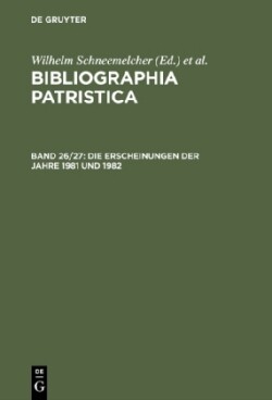 Die Erscheinungen der Jahre 1981 und 1982